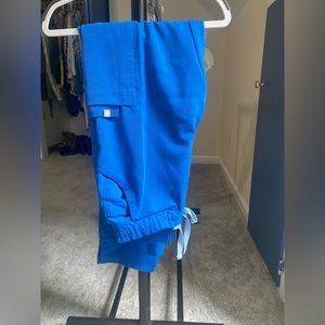 Figs XS blue scrub pants